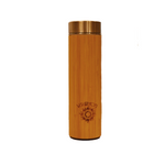 Natural Bamboo Vacuum Thermos Flask Tumbler